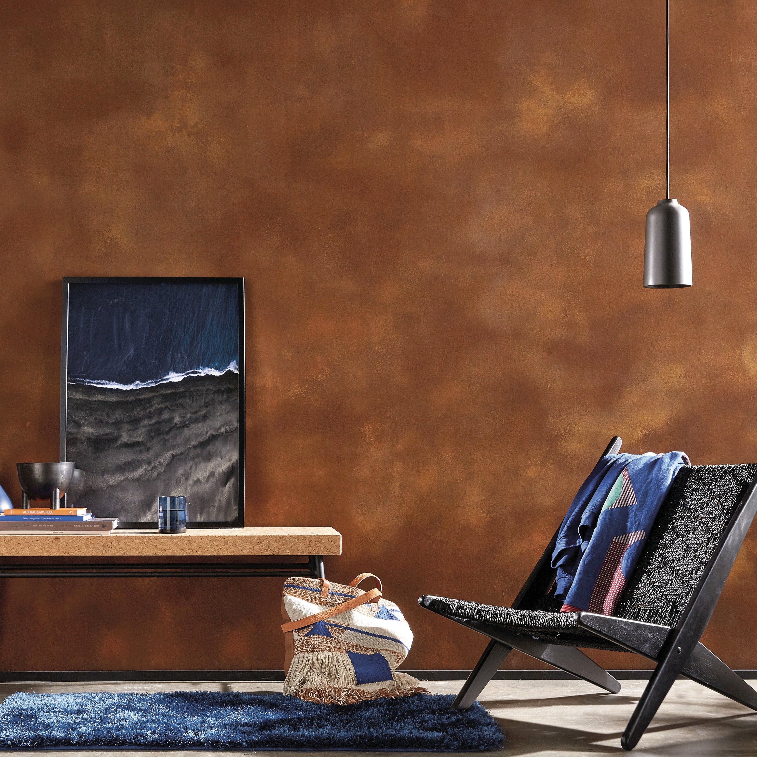 Pittura decorativa ID ruggine marrone corten 2 l - 5