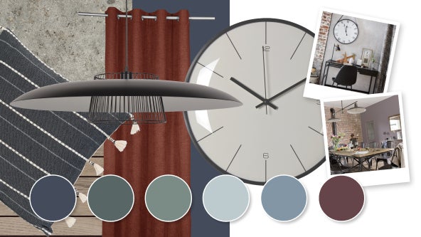 kolaż w stylu industrialnym INDUSTRIAL