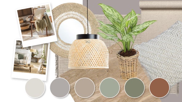 kolaż w stylu naturalnym