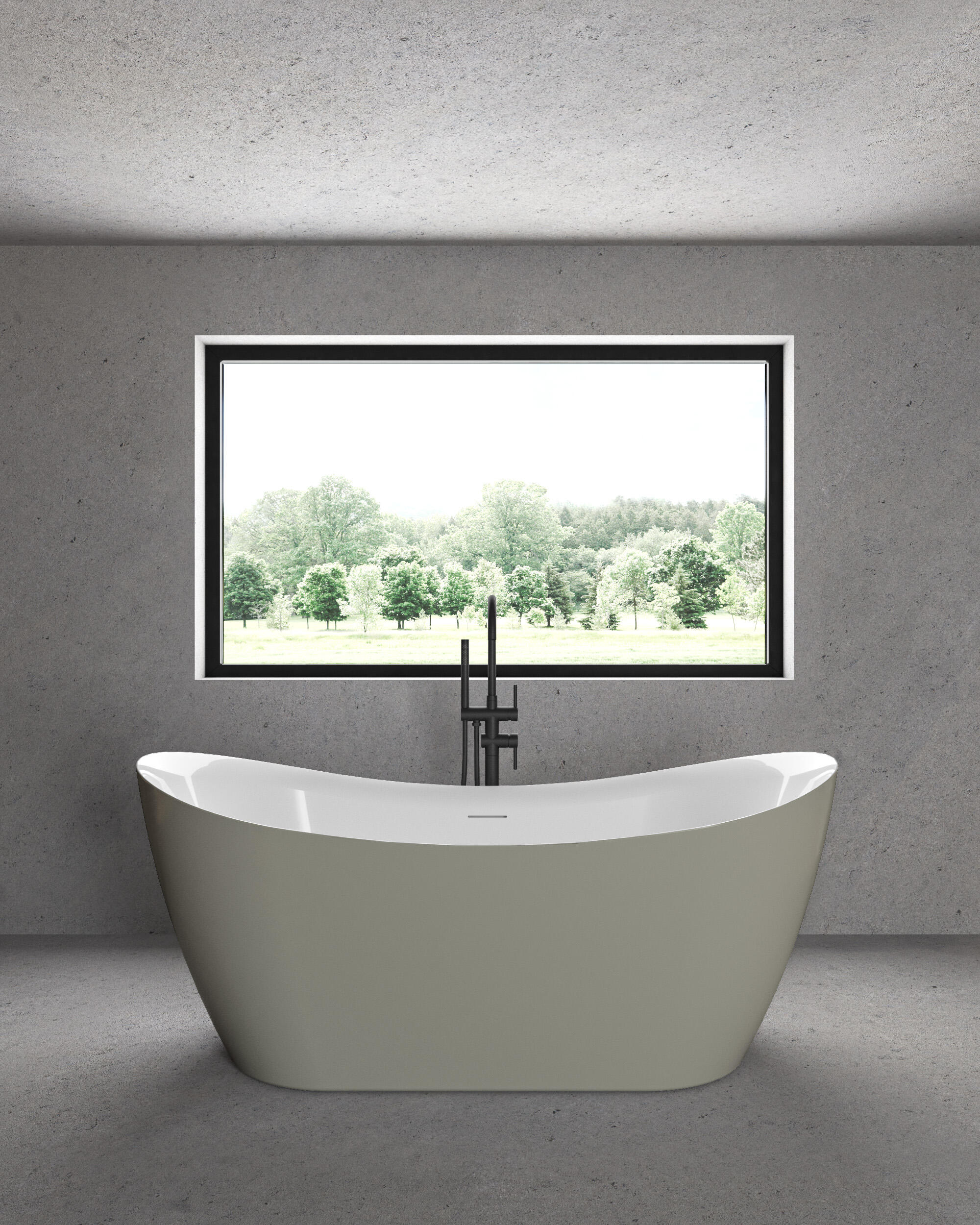 Bañera isla obath nao sabbia 170x80 cm