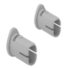 Pack de 2 tapas finales barra armario en color gris SPACEO
