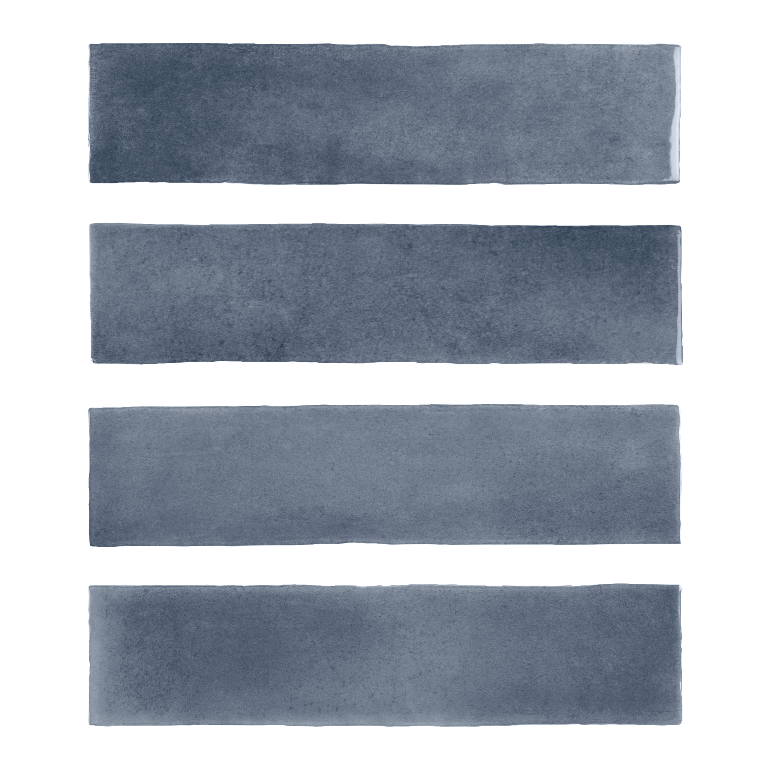 Carrelage mur intérieur effet zellige denim Bricklane l.7.4 x L.30.1 cm x Ep.8.2 - 6