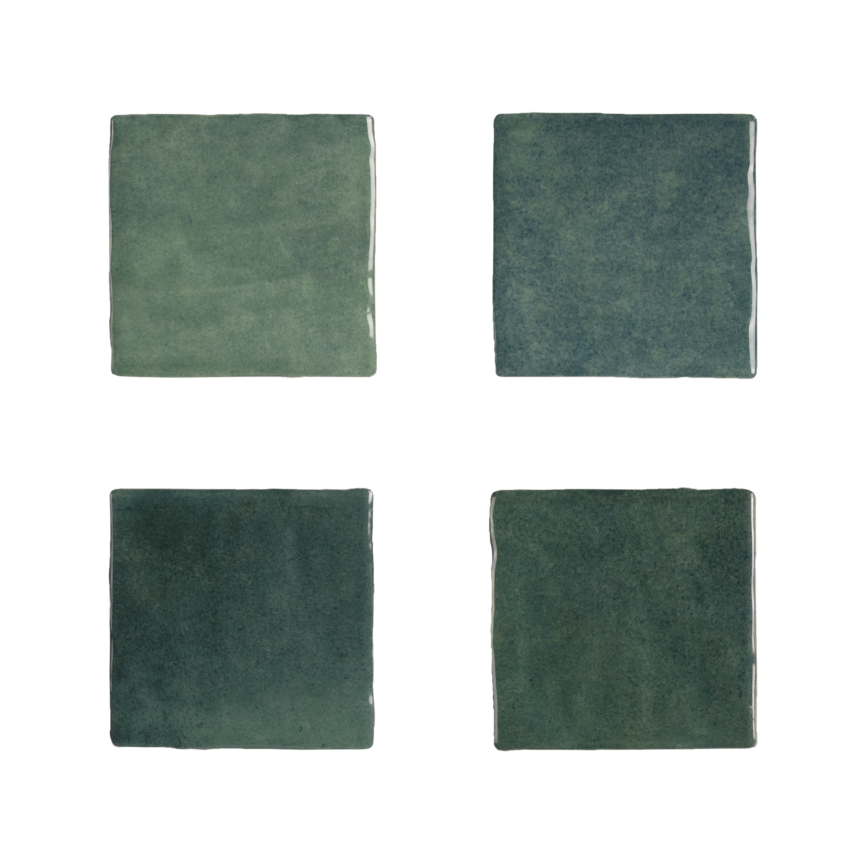 Carrelage mur intérieur Bricklane Vert foncé effet zellige l.10 x L.10cm ARTENS - 6