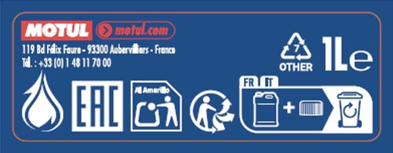 Olio motore motorbike e per motore a 2 tempi MOTUL 1 L - 2