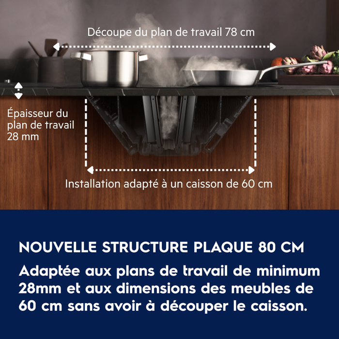 Plaque de cuisson 80cm Electrolux