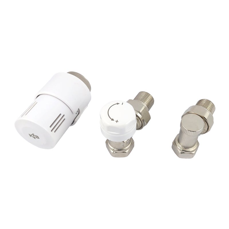 Zestaw termostatyczny kątowy 1/2" DN15 KFA Armatura