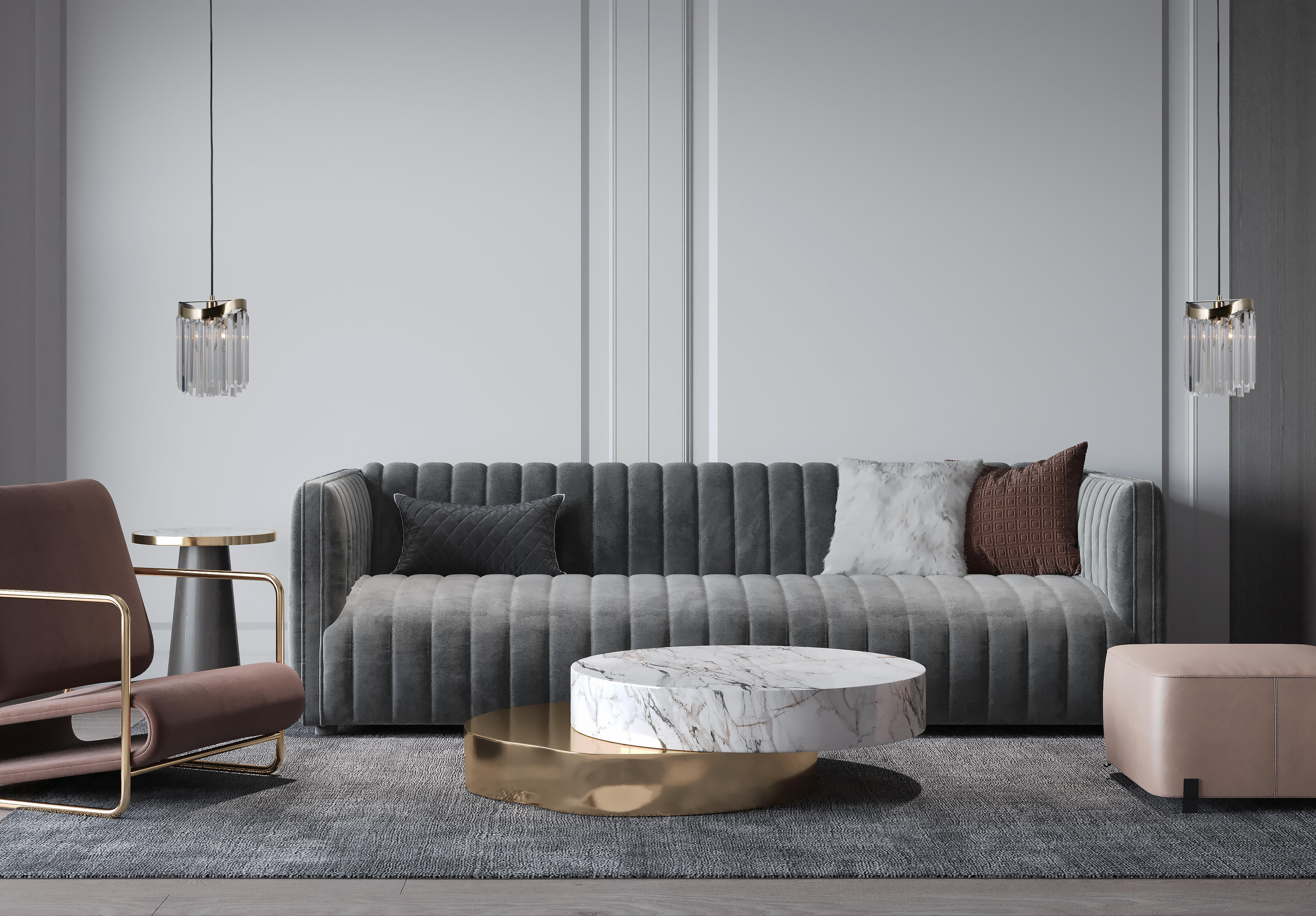 Lampa wisząca Sabriga patyna E14 Italux - 2