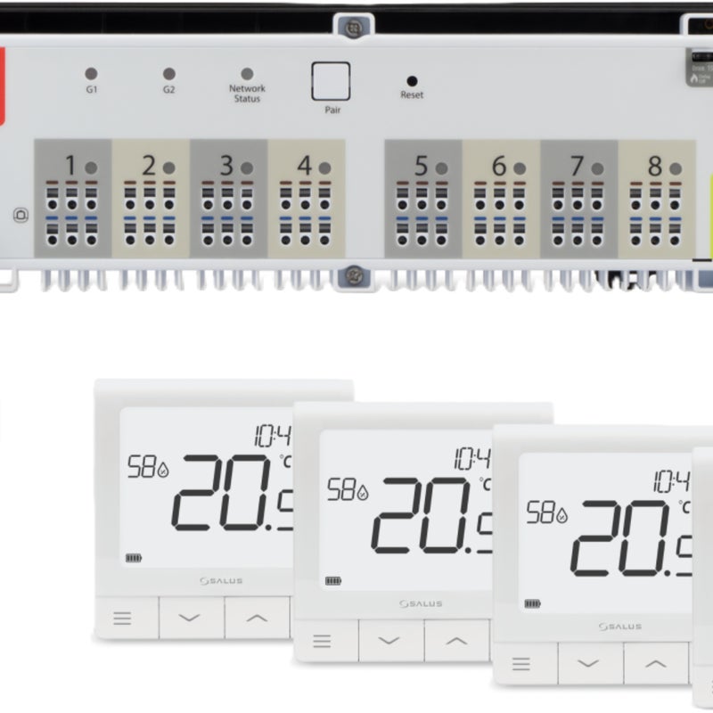 Zestaw termostatów internetowych bezprzewodowych StartPack Premium RF Salus