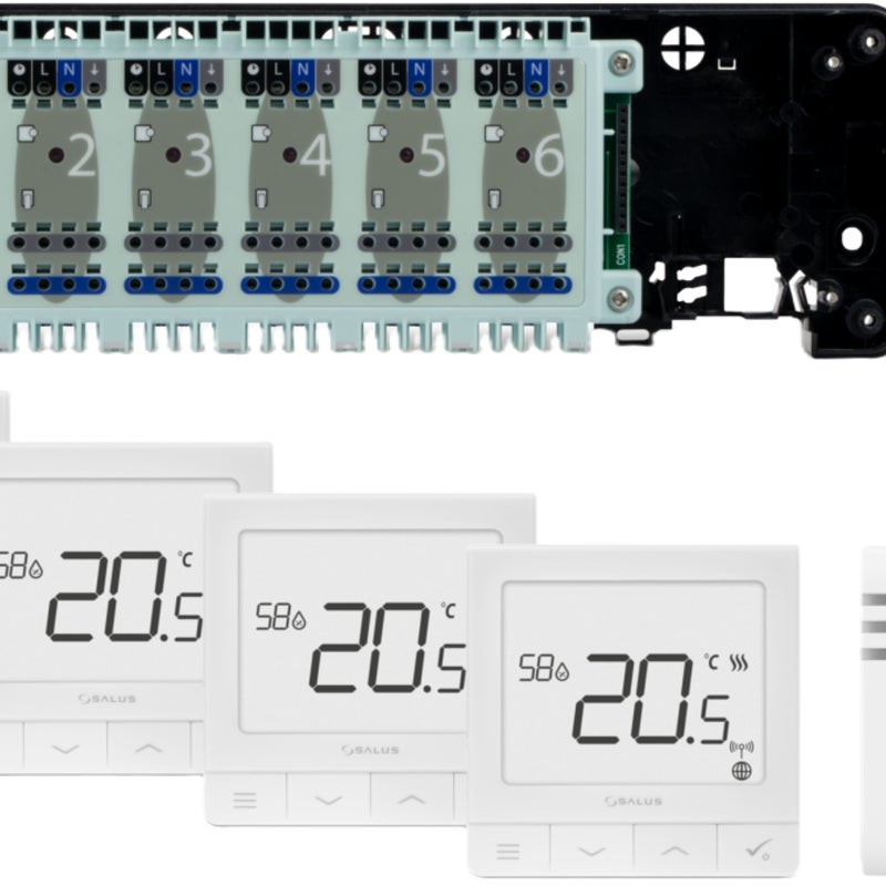 Zestaw termostatorów StartPack Premium biały Salus