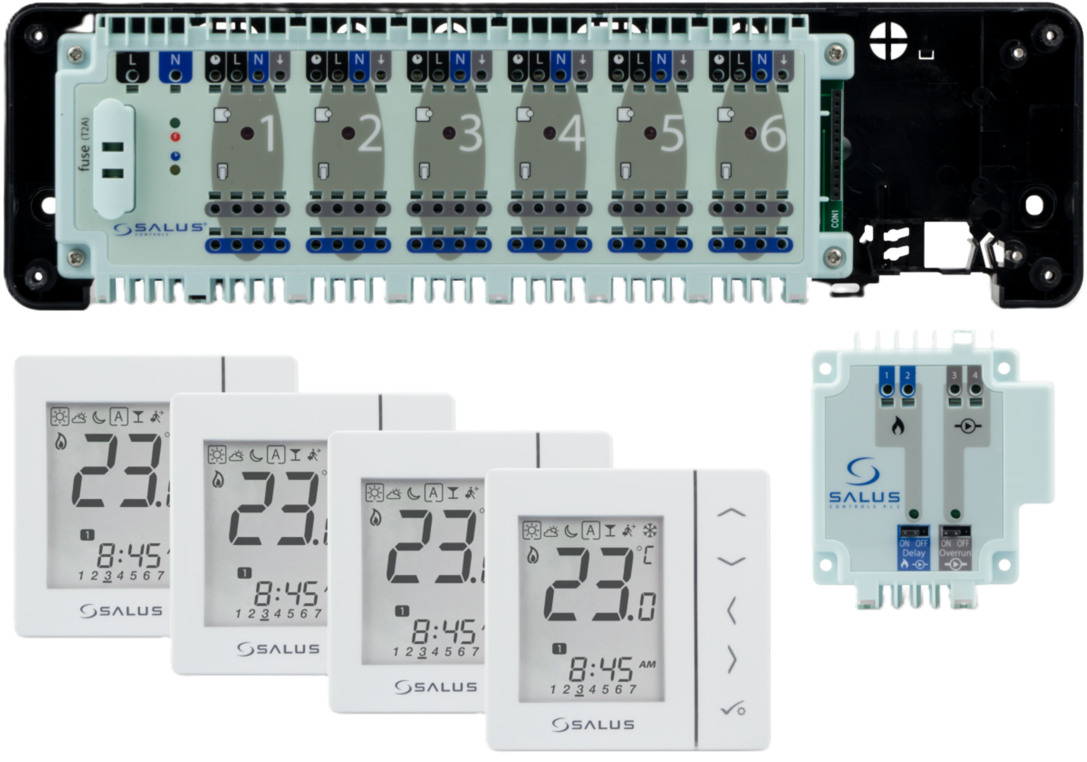 Zestaw termostatów internetowych przewodowych StartPack Standard Salus