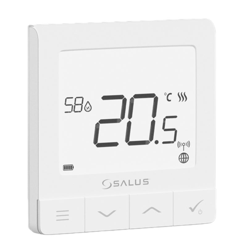 Bezprzewodowy regulator temperatury natynkowy biały SQ610RF Quantum Salus