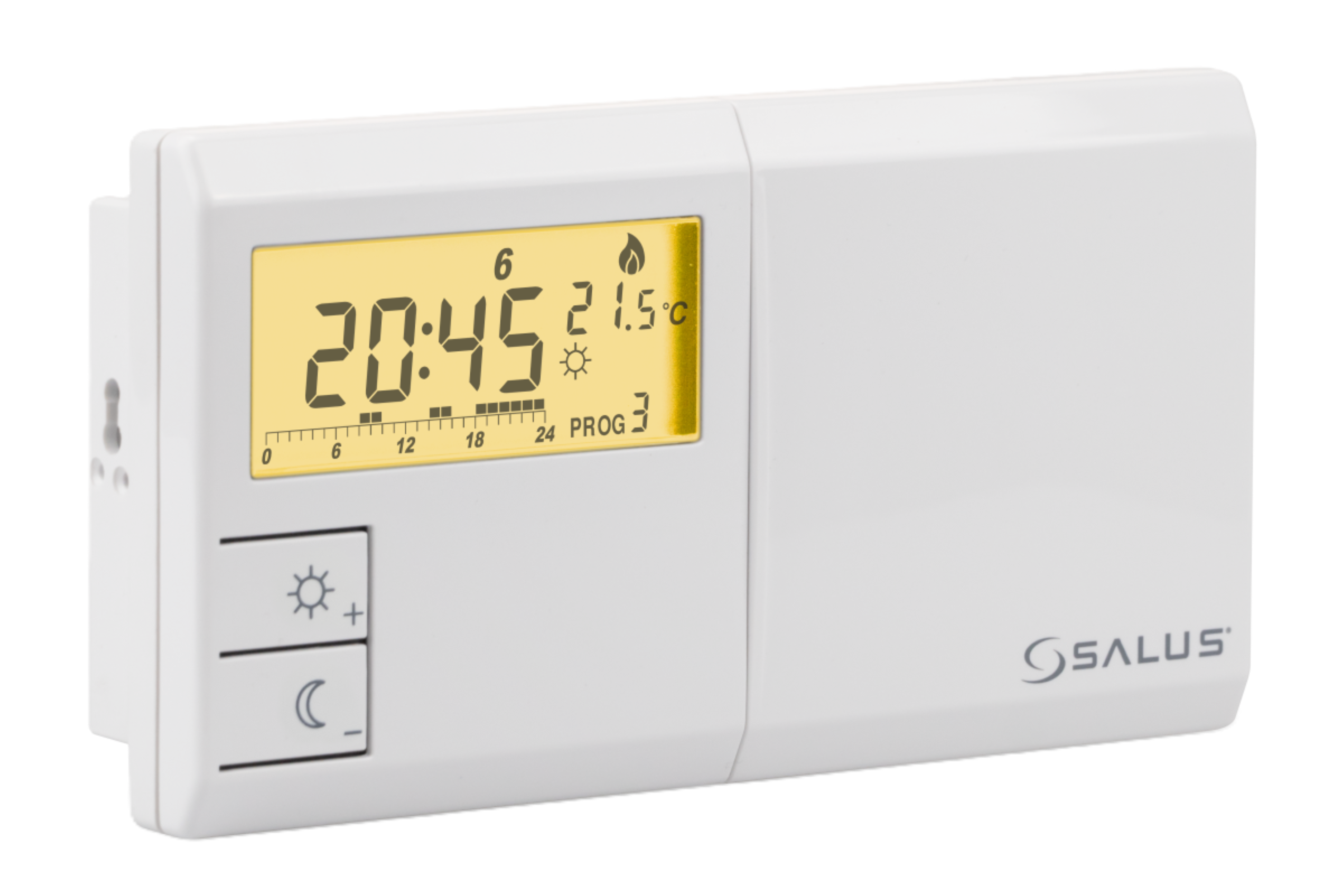 Termostat programowalny przewodowy natynkowy 091FLv2 biały Salus