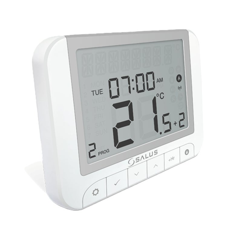 Bezprzewodowy termostat natynkowy RT520RF 1T OpenTherm biały Salus