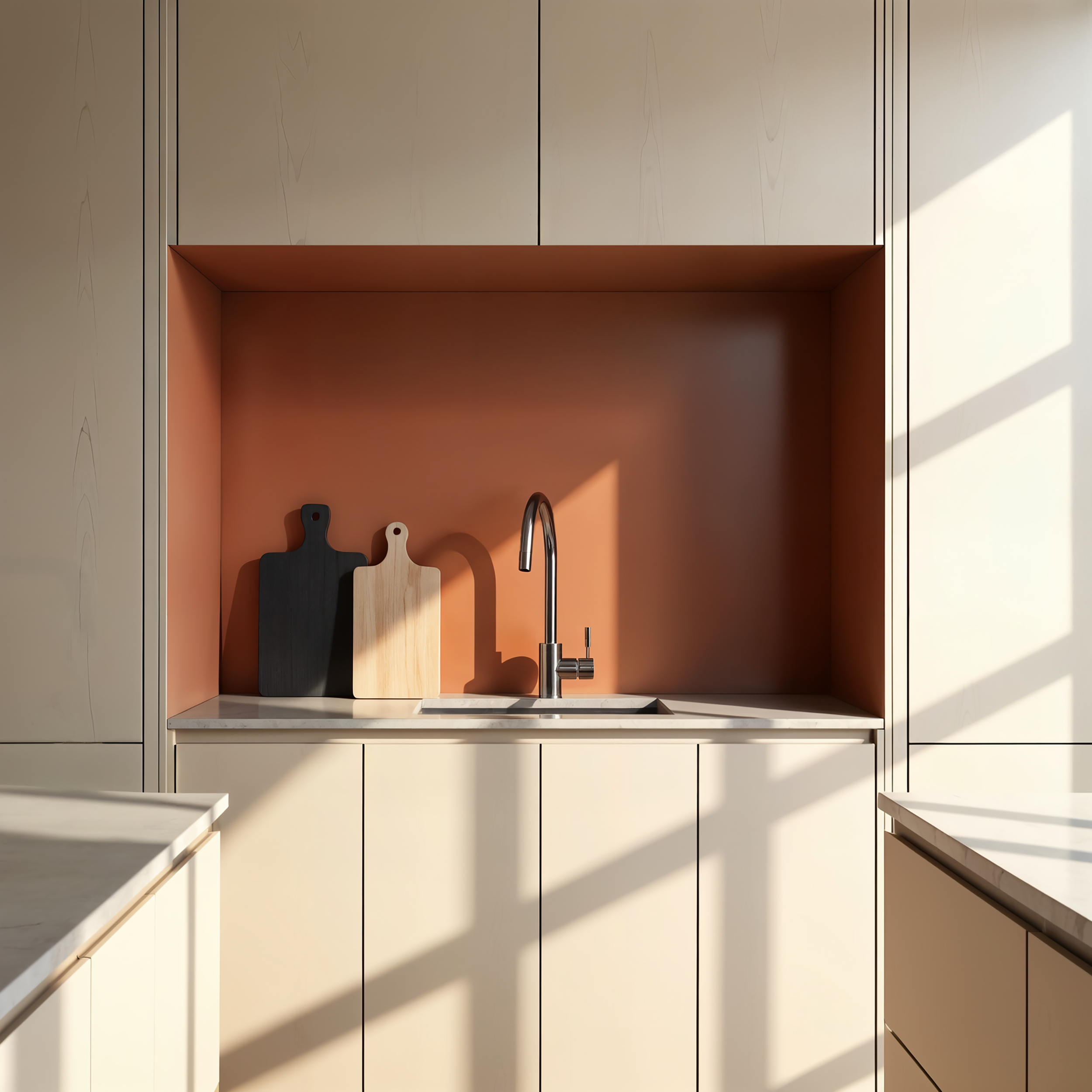 Bateria kuchenna Boco chrom z wylewką U Kuchinox - 3