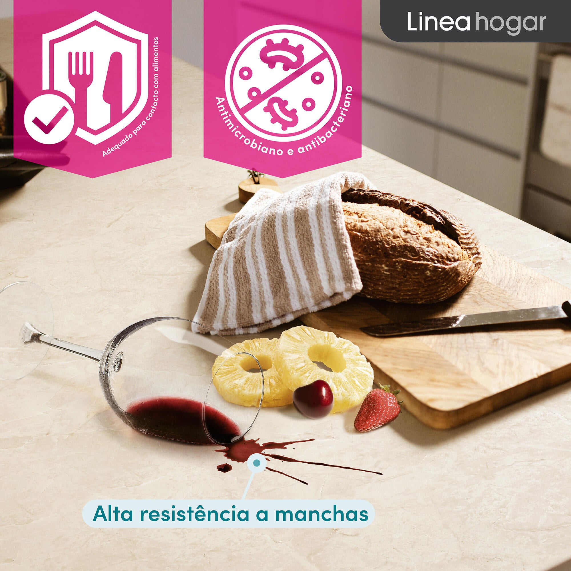 Rolo vinílico adesivo bancada cozinha Oak madeira mate 65cm x 2m natural - 10