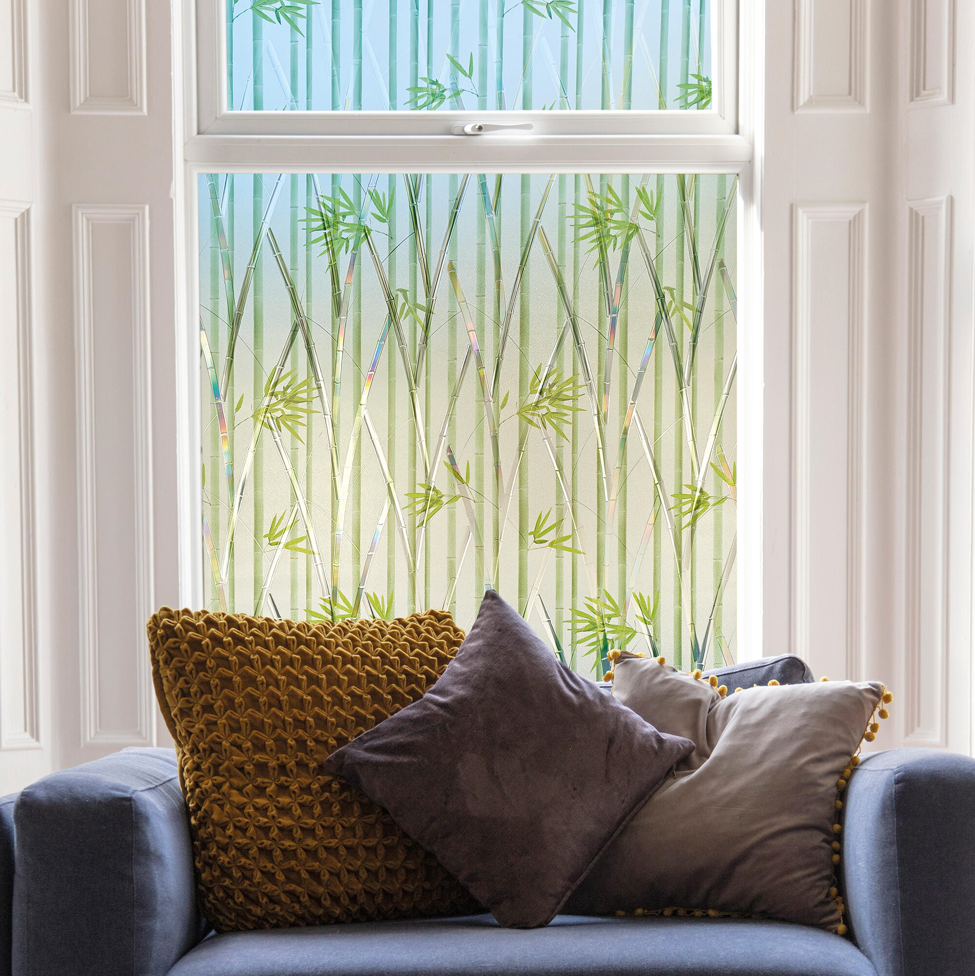 Rolo película para vidro estampado 92cmx1.5m panda - 4