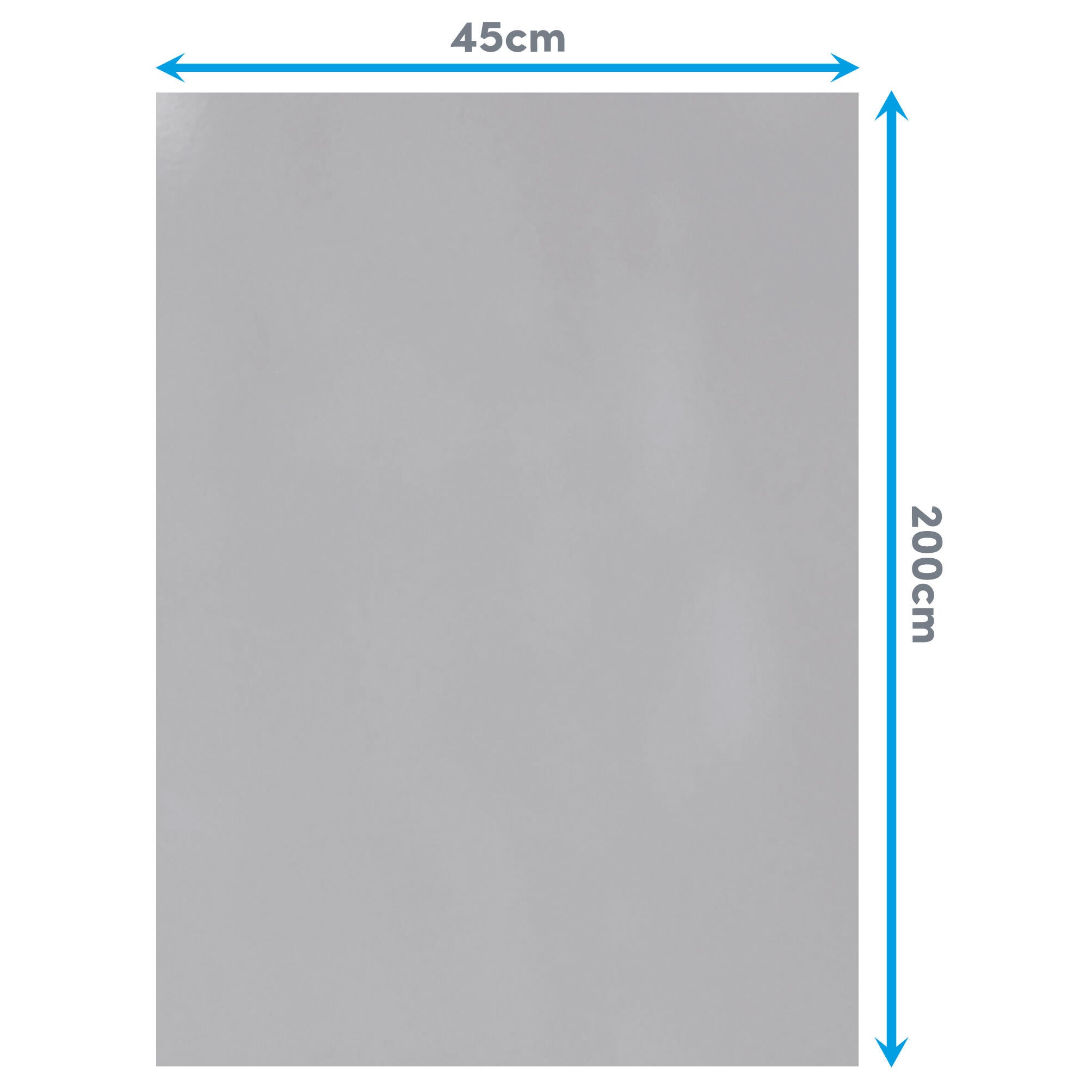 Rolo adesivo 45CMX2M BRILHO CINZENTO - 6