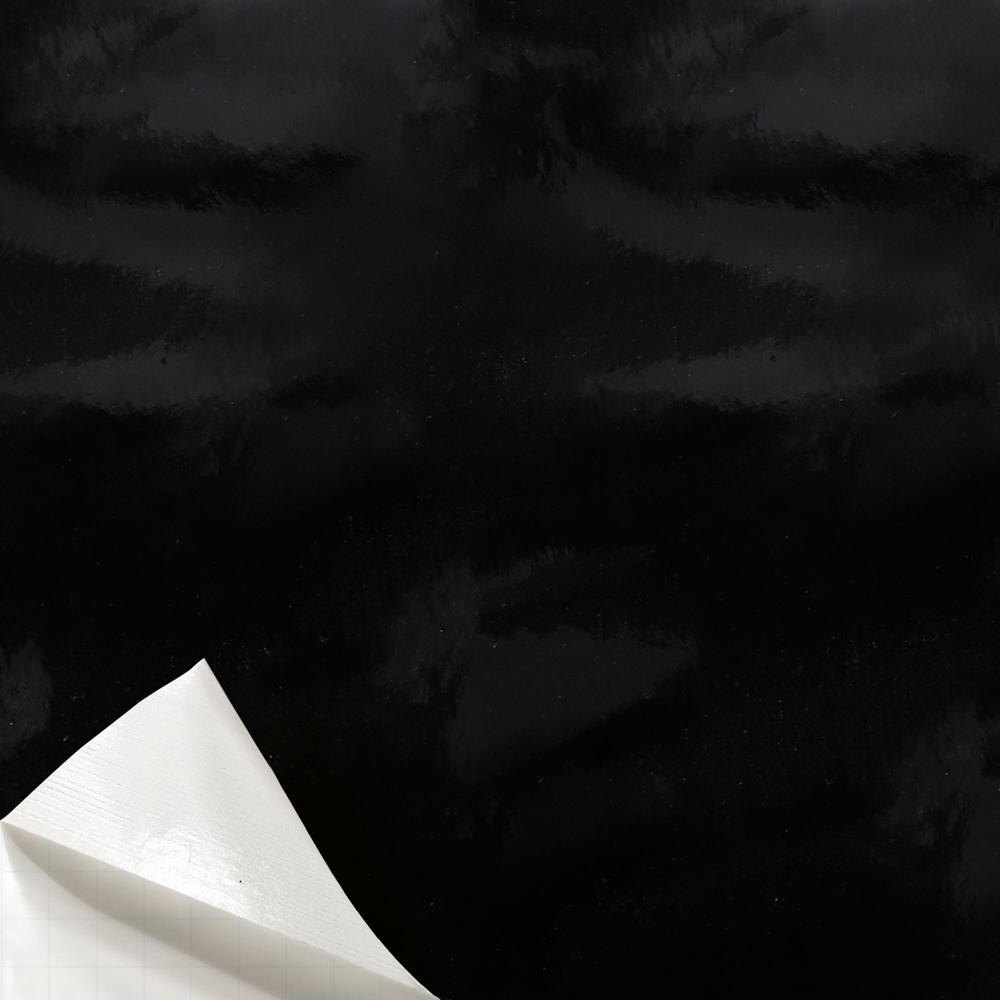 Revestimiento adhesivo mural liso negro pizarra de 0.9 x 1.5m