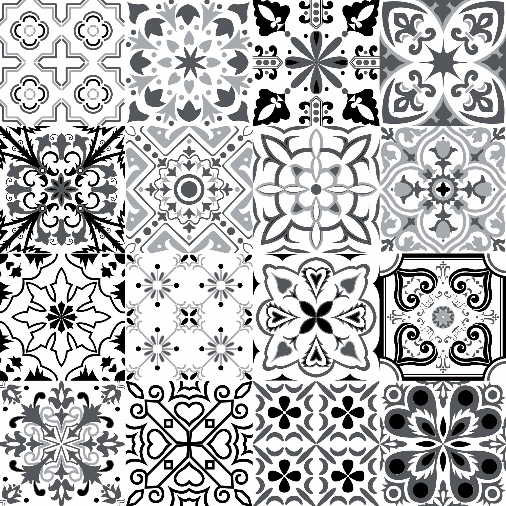 Revestimiento adhesivo mural  gris  Luso de 0.45 x 2m - 7