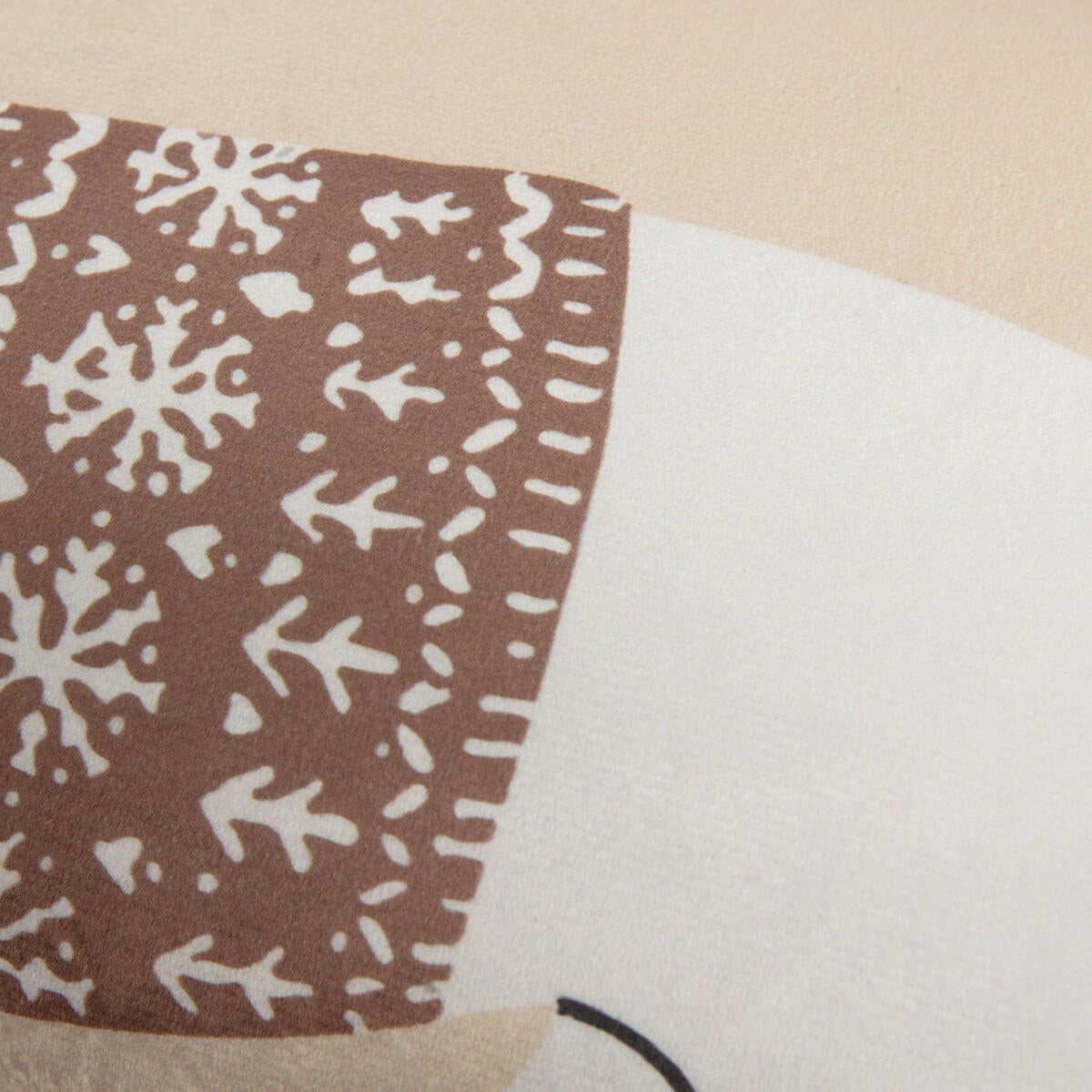 Almofada Christmas dog 30x50cm bege - 7