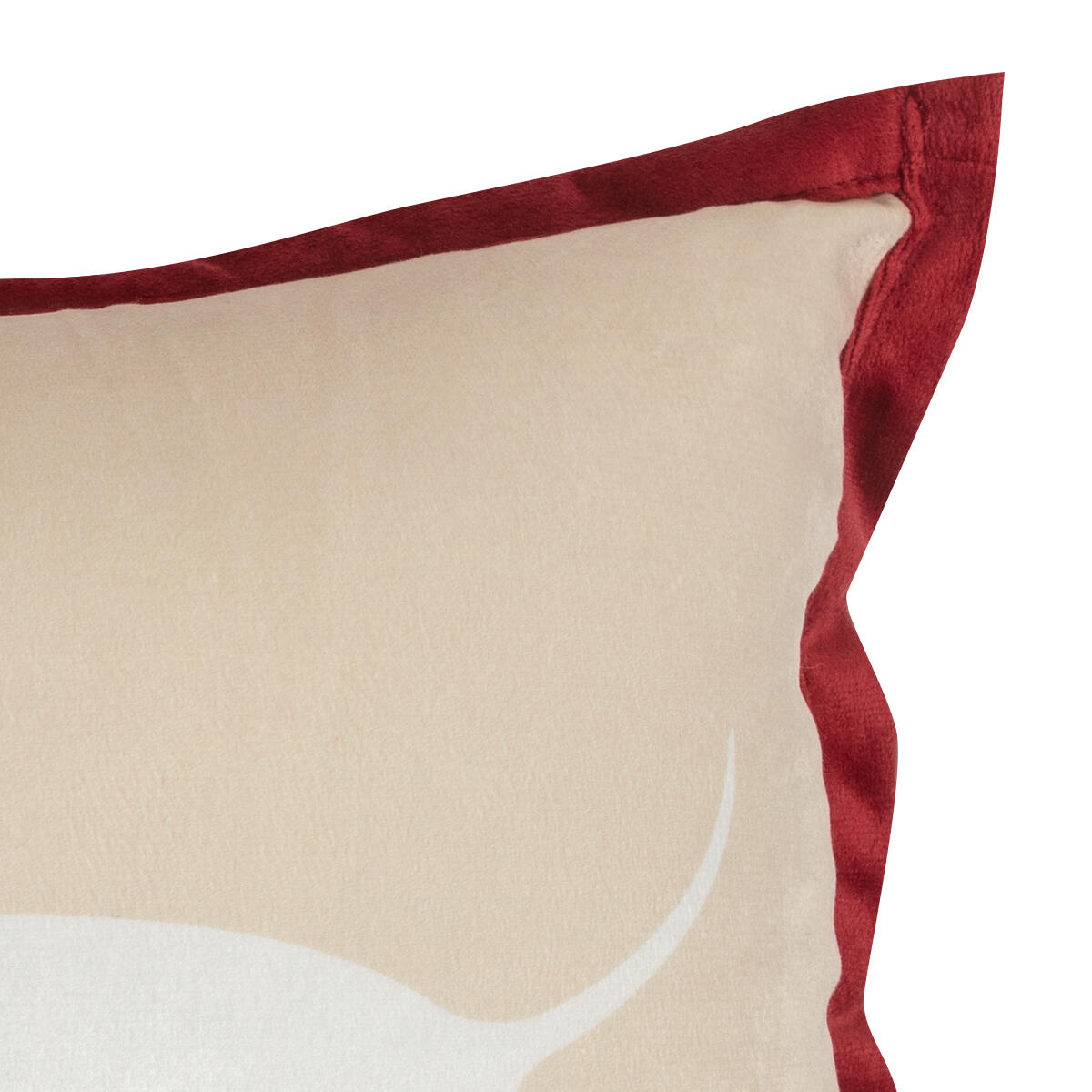 Almofada Christmas dog 30x50cm bege - 6