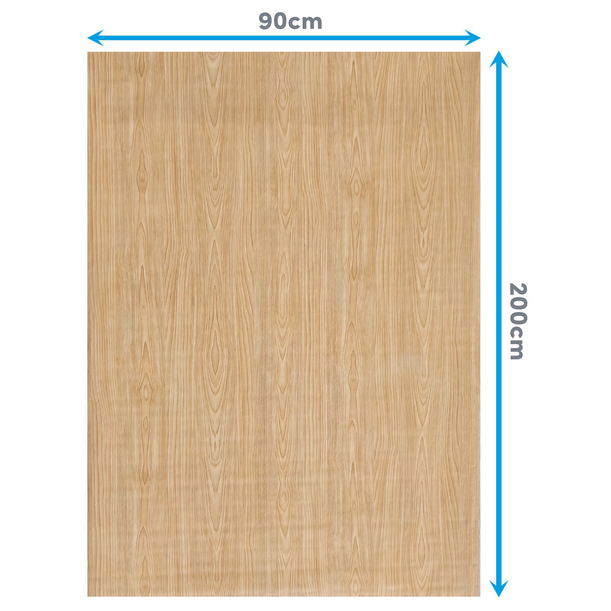 Adhesivo decorativo en rollo PVC Imitación material Madera Abedul color ...