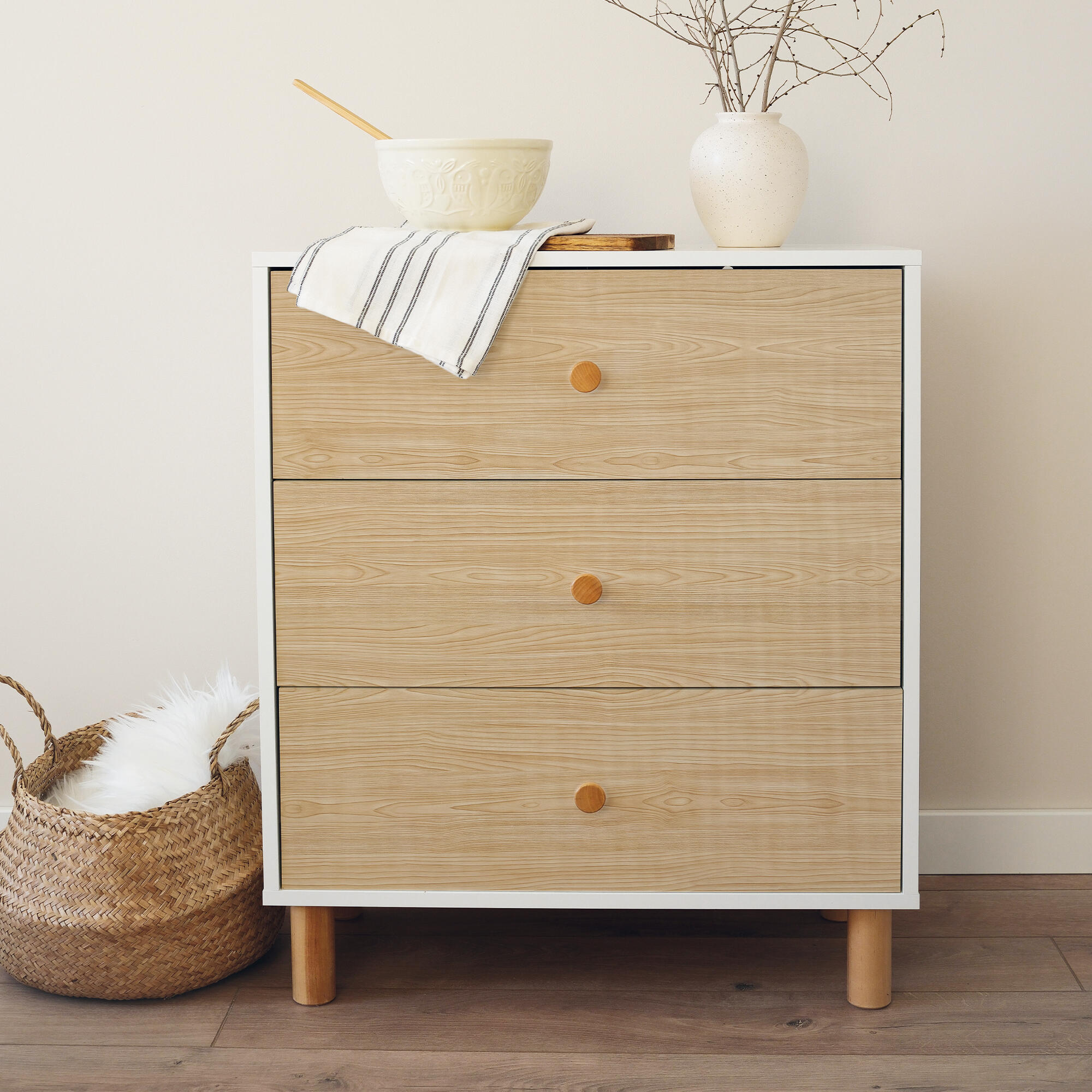 Rolo adesivo 90CMX2M ABEDUL - 3