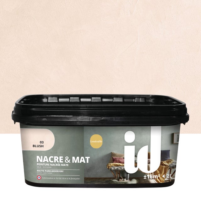 Pittura decorativa Perle di Nacre ID madreperla blush 2 L