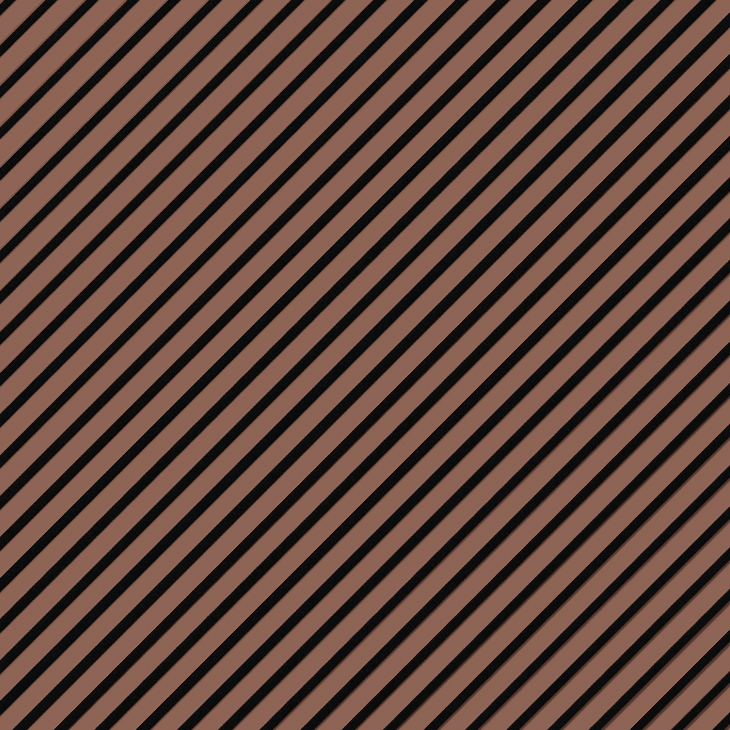 Revestimiento de pared palillería efecto 3D MDFacústico color teja/negro de 265x25 cm - 12