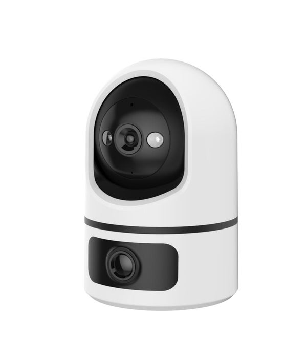 CAMARA IP WIFI MOTORIZADA 360 DOBLE LENTE INTERIOR