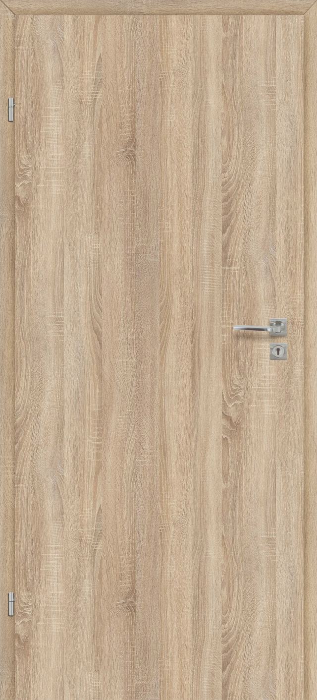 Drzwi wewnętrzne pełne Zaria dąb sonoma 80 lewe VOSTER