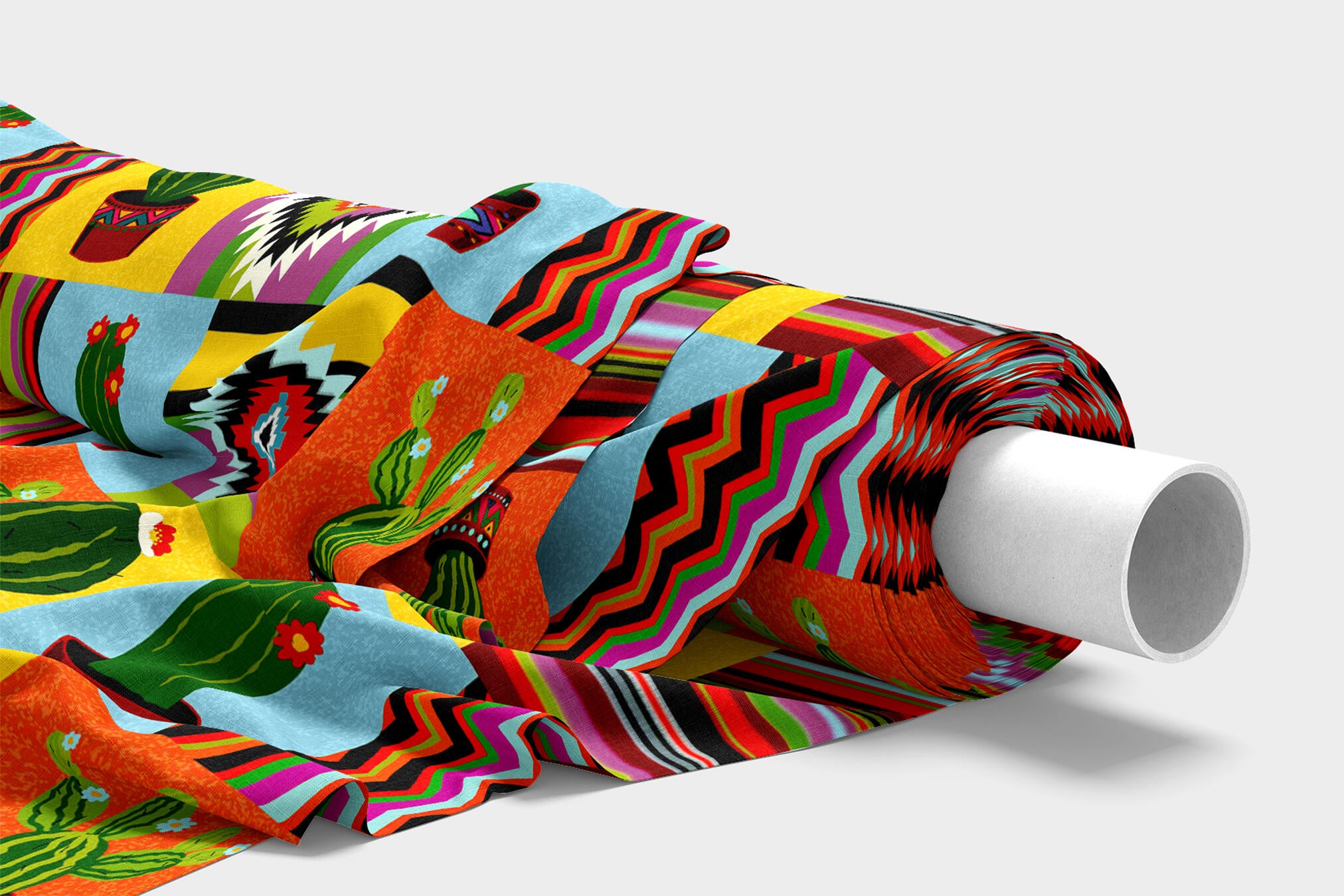 Mantel antimanchas de algodón  y poliéster Jalisco de 200x140 cm multicolor - 4