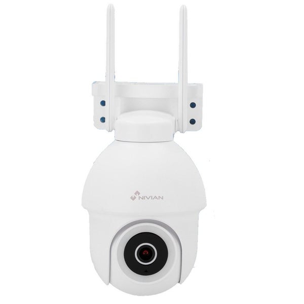 CAMARA IP WIFI EXTERIOR 2.5K MOTORIZADA BLANCA
