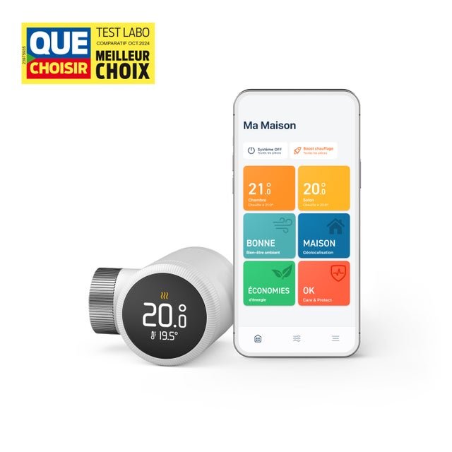 Tête thermostatique connectée TADO X
