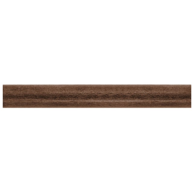 Barra para portavisillos madera color roble oscuro satinado INSPIRE diámetro 28 mm 250 cm