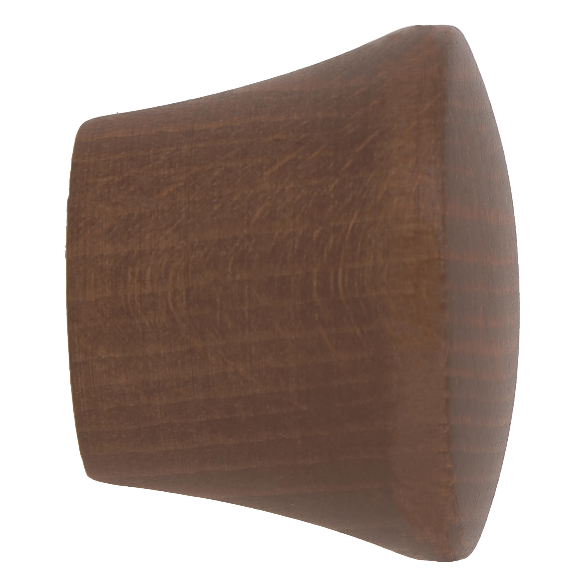 2 Terminales para barra de cortina Copa pomo INSPIRE madera roble oscuro para barra diámetro 28 mm - 2