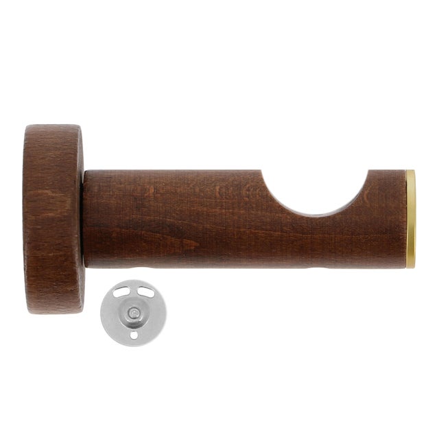Suporte teto CHIC DECO D28cm 8cm carvalho escuro Mobois