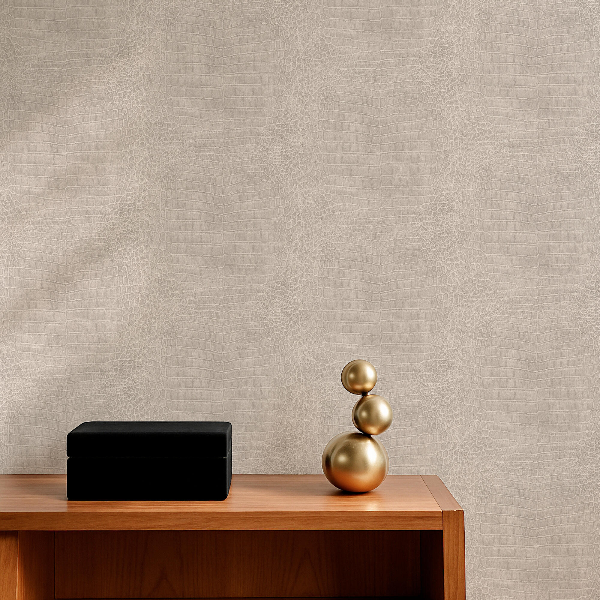 Papel pintado vinilo aplicación cola en pared animales kenya 751338 gris rasch 53cmx10.05m