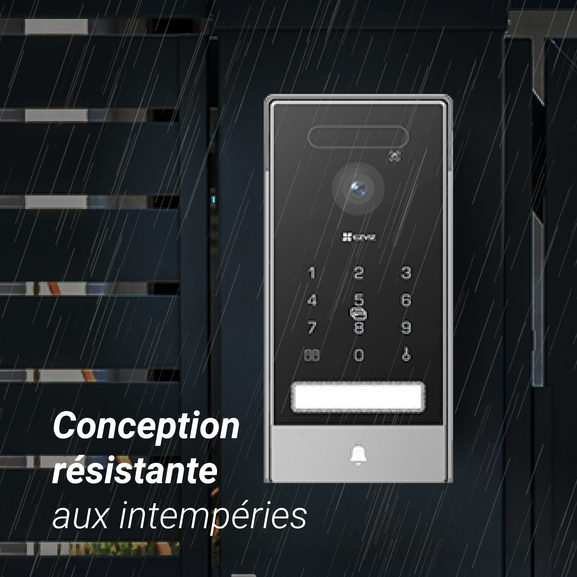Visiophone filaire connecté Hp7 pro 4K, EZVIZ - 3