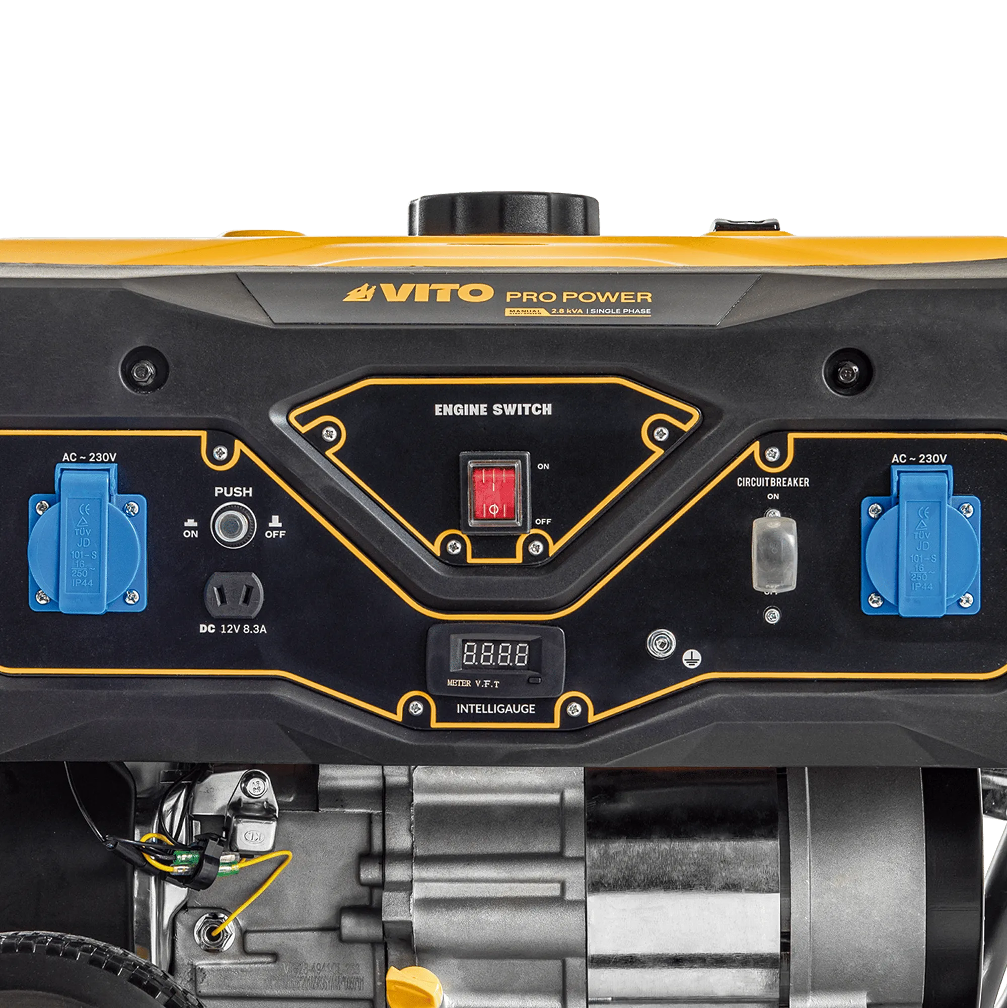Gerador a gasolina monofásico 2,8 kVA Vito VIG28 - 3