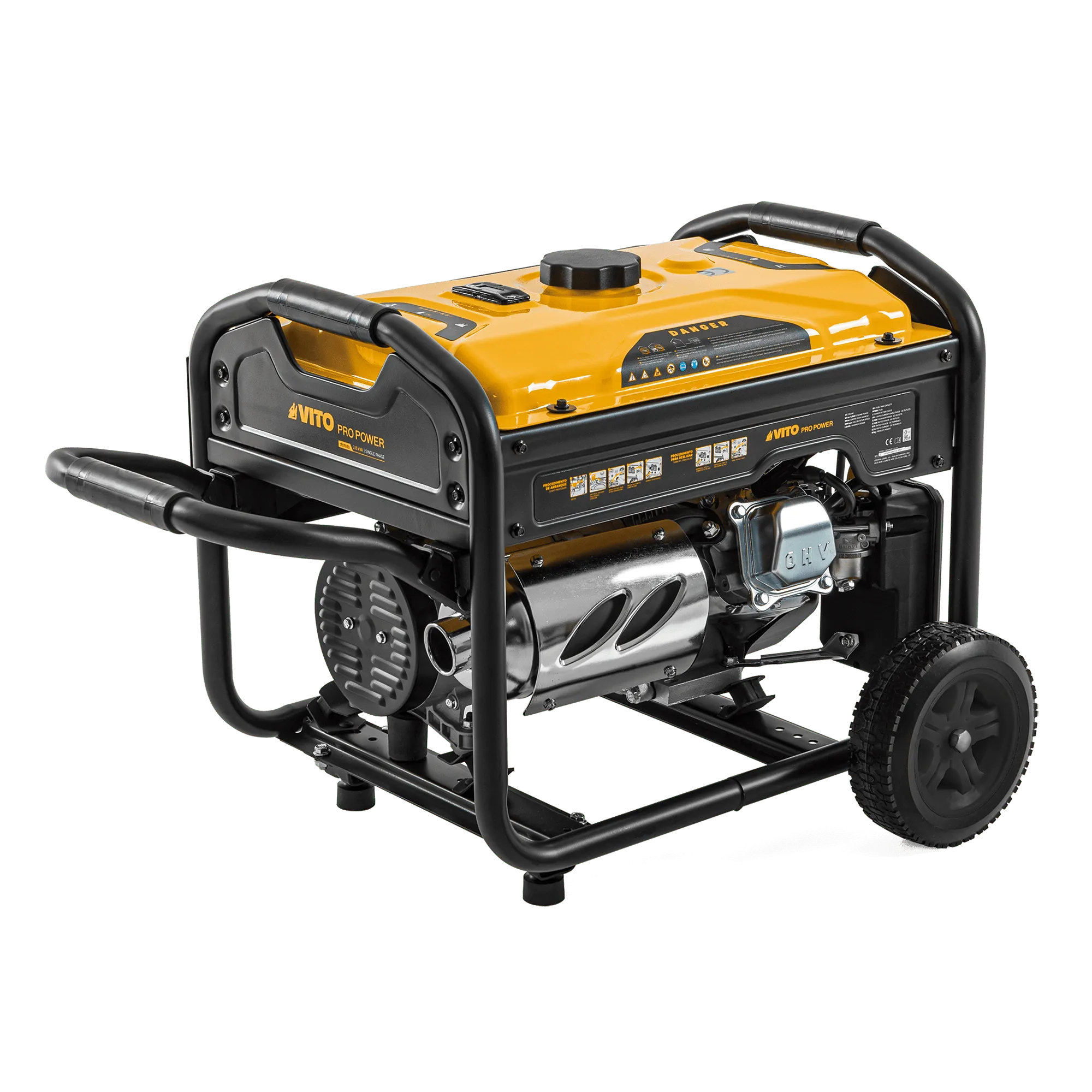 Gerador a gasolina monofásico 2,8 kVA Vito VIG28 - 2