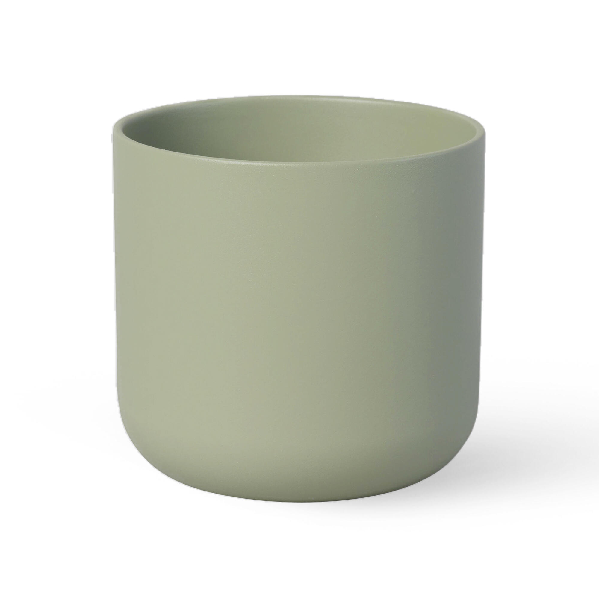 Maceta de cerámica red kale blanco, verde de 14cm