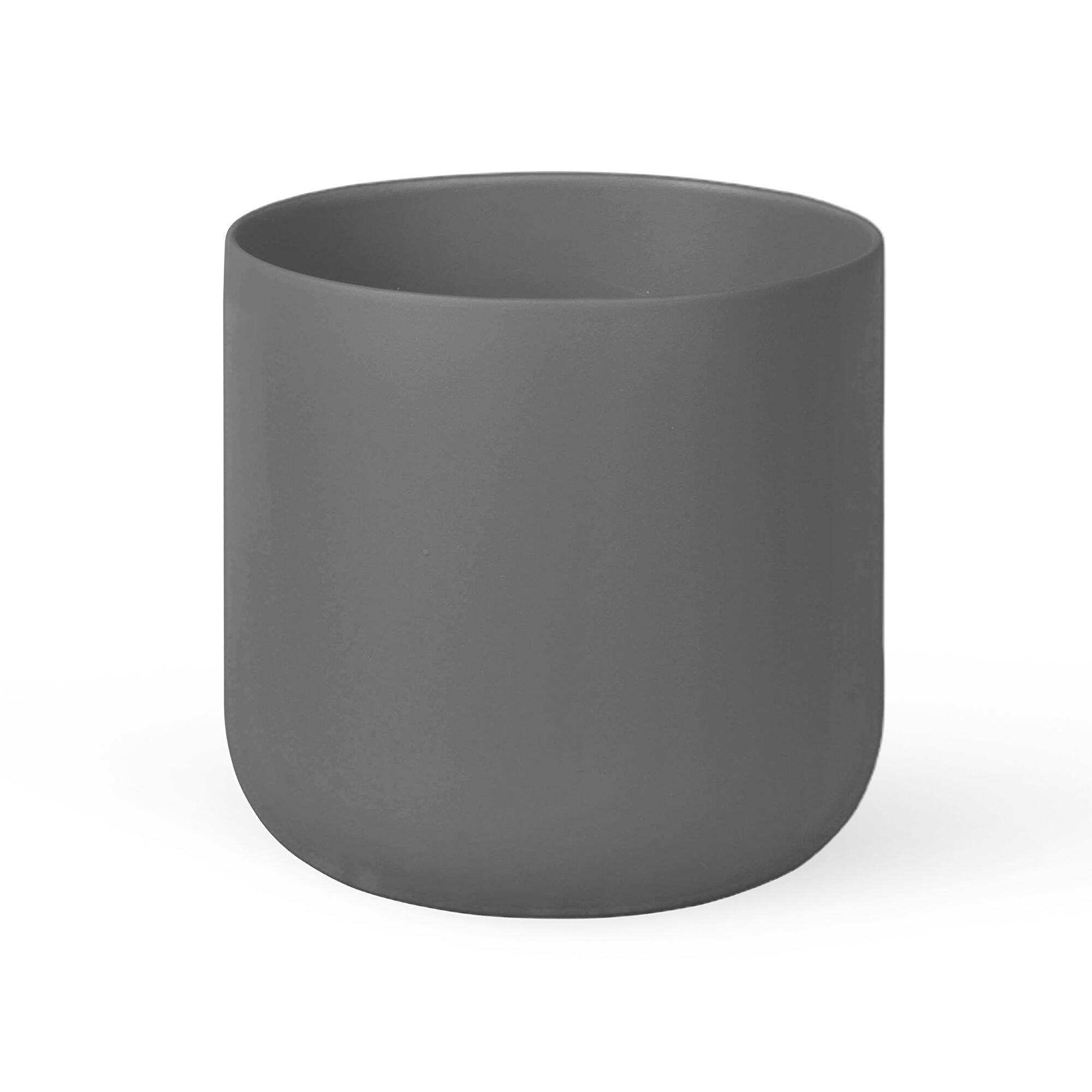 Maceta de cerámica red kale negro de 14cm