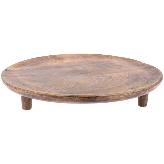 Taca dekoracyjna śr. 37 cm drewniana