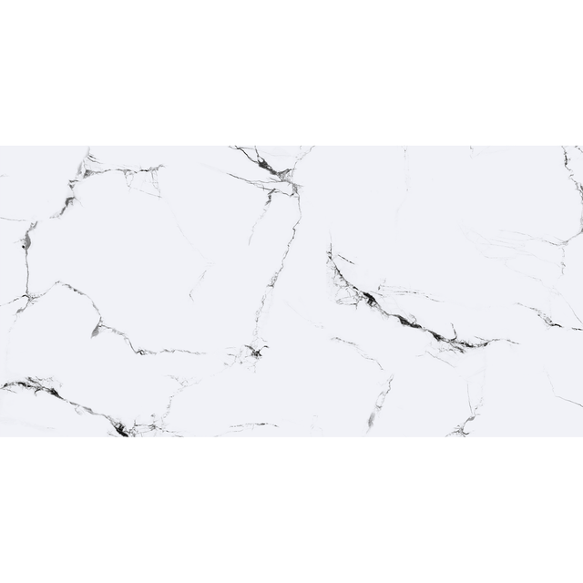 Panele ścienne winylowe 120x60 cm Bianco Nero GL biało czarny marmur błyszczący
