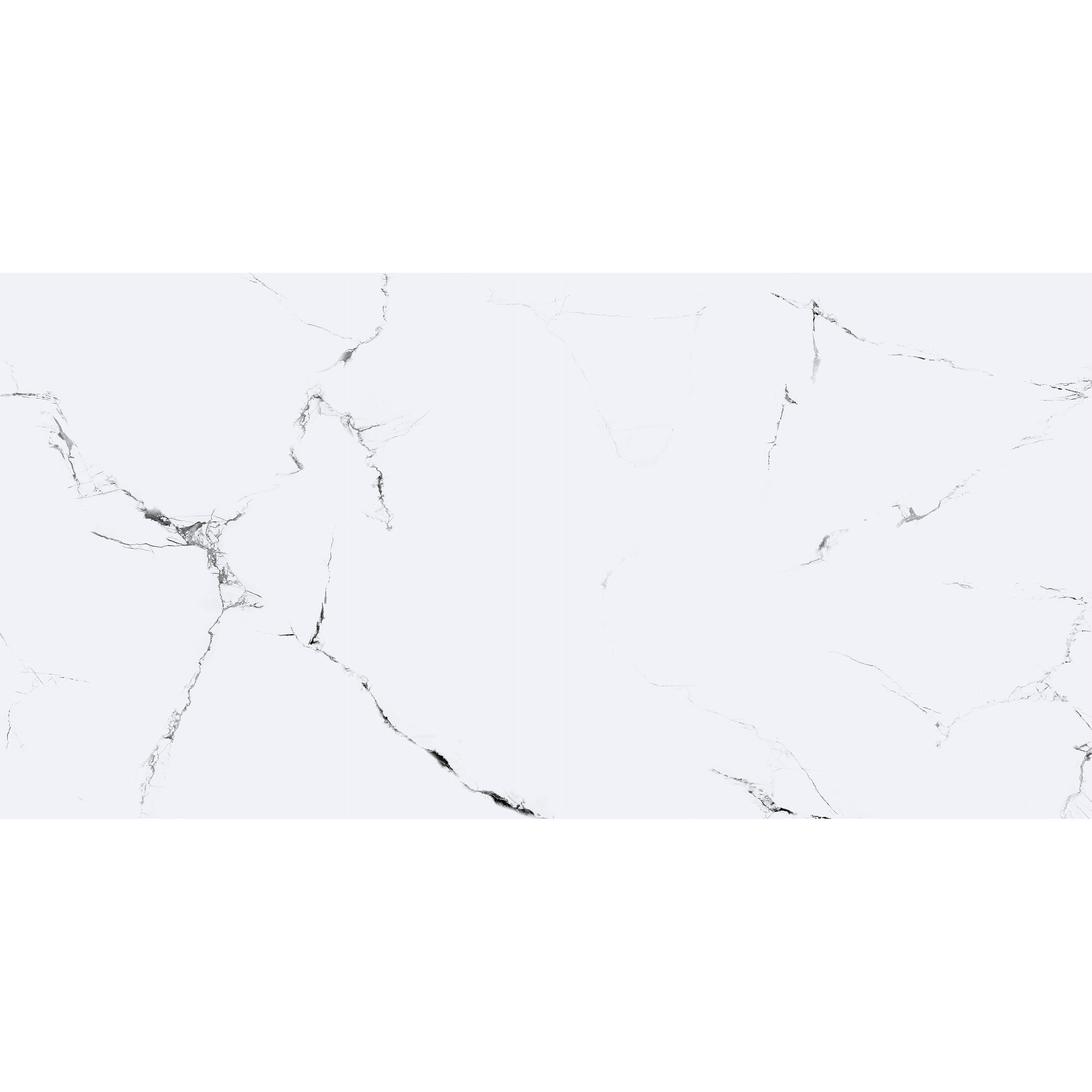 Panele ścienne winylowe 120x60 cm Bianco Nero GL biało czarny marmur błyszczący - 5