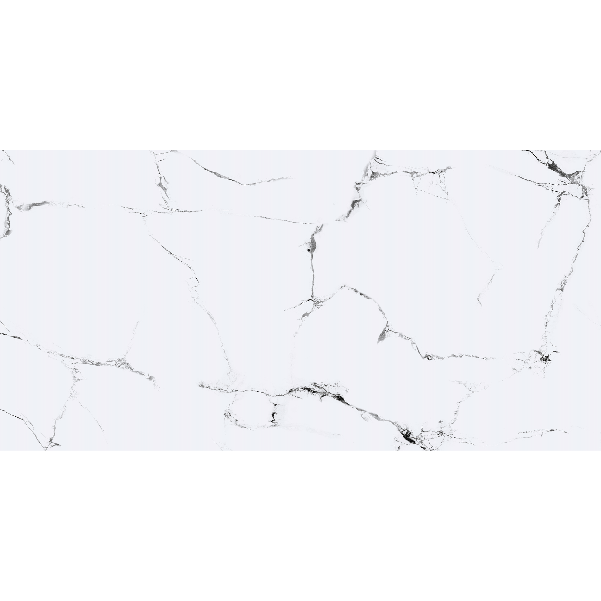 Panele ścienne winylowe 120x60 cm Bianco Nero GL biało czarny marmur błyszczący - 4