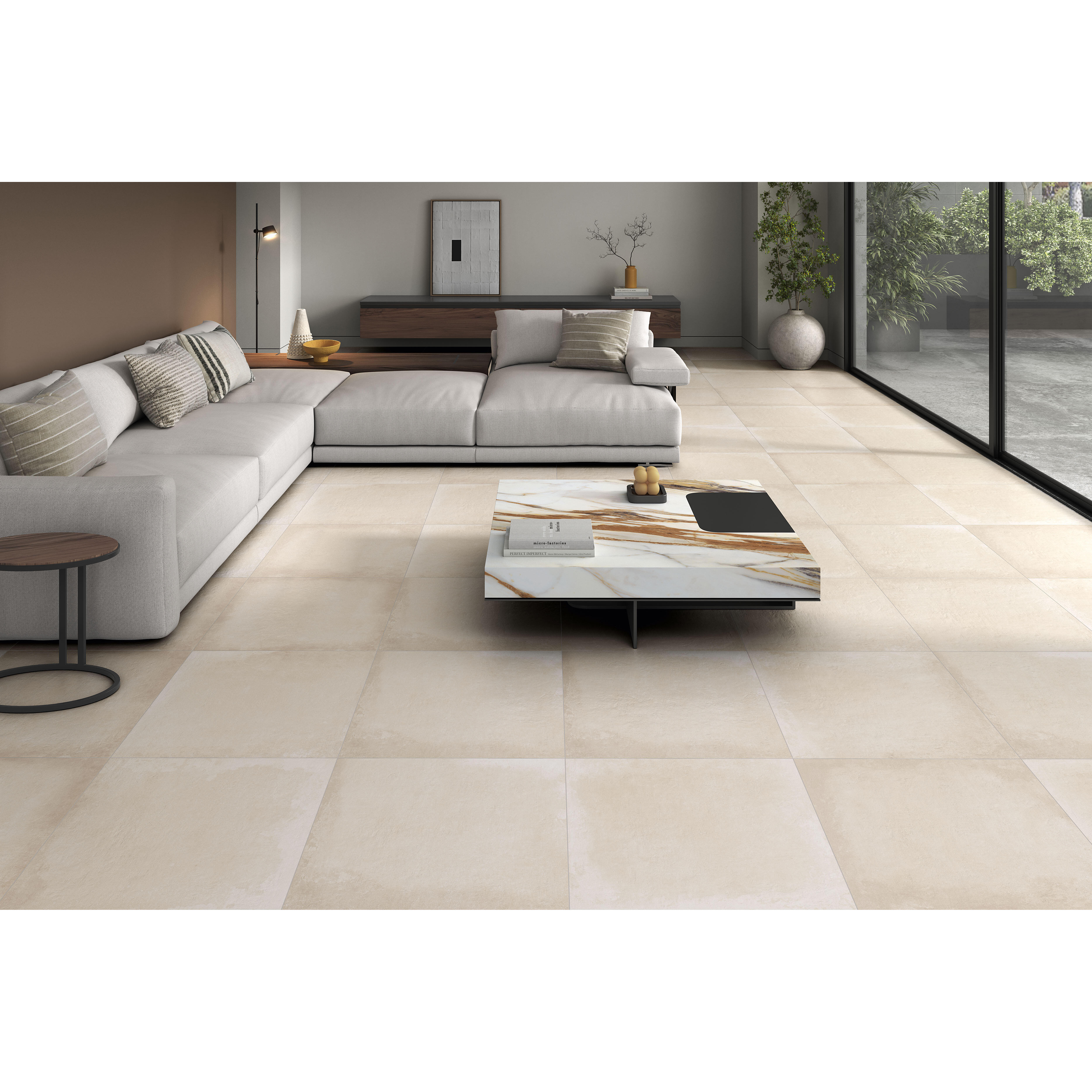 SUELO PORCELÁNICO 60X60CM EVIAN BEIGE - 2
