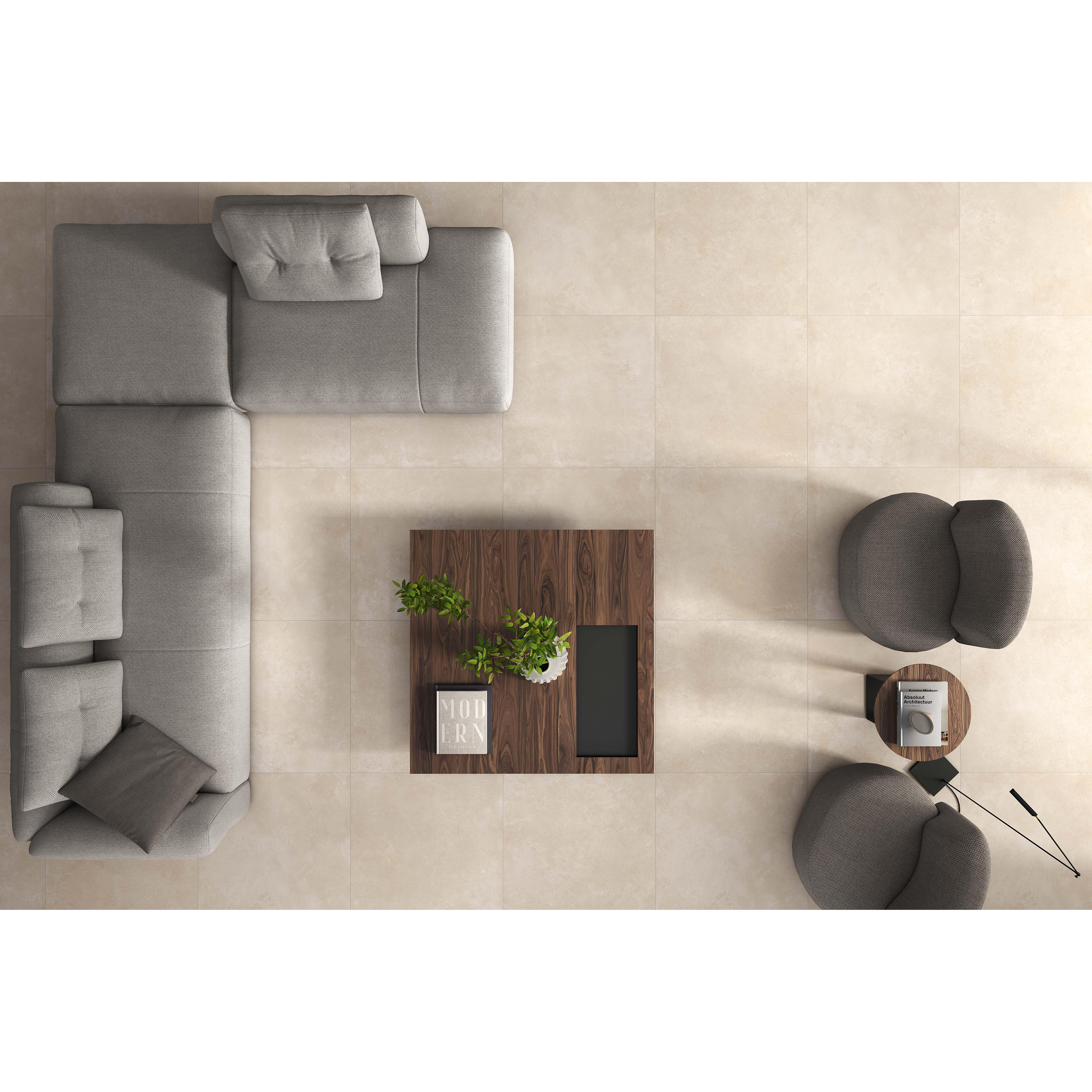 SUELO PORCELÁNICO 75X75CM DAYSON GREIGE - 2