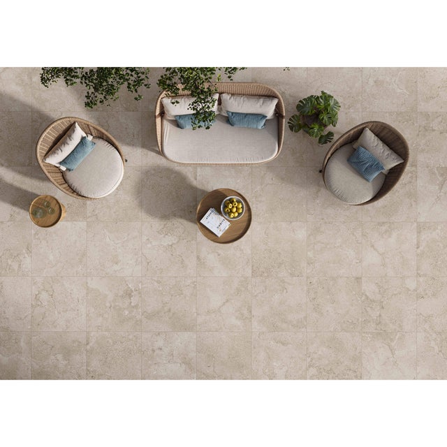 BALDOSA EXTERIOR PORCELÁNICO 60X60CM CROMA GREIGE